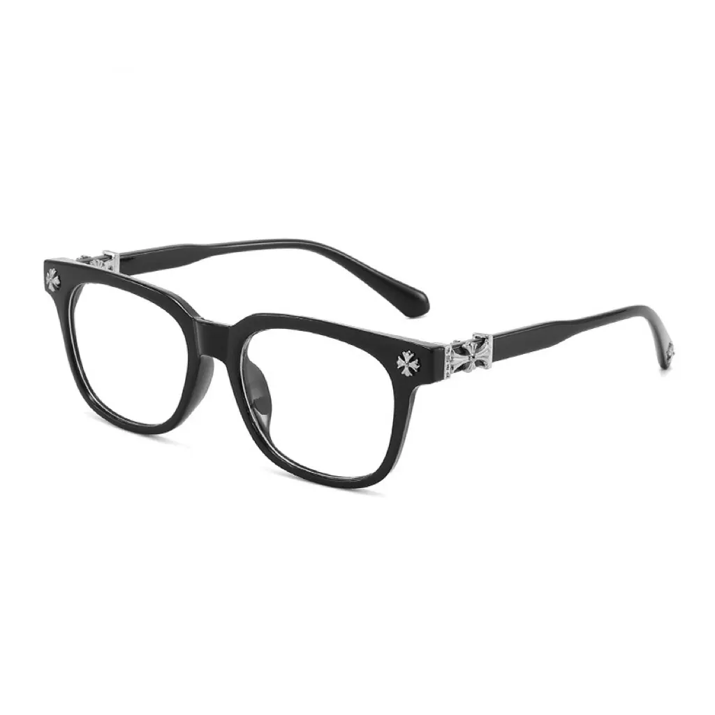 Plastic Square Frame Eyeglasses, Casual Retro Style, Suitable for Daily Wear, College, Commuting, Home Use, Stylish Square Frames, Trendy Casual Frames, Trending Glasses, Square Frame Eyewear, Fashionable Frames Glasses, Fashion Glasses