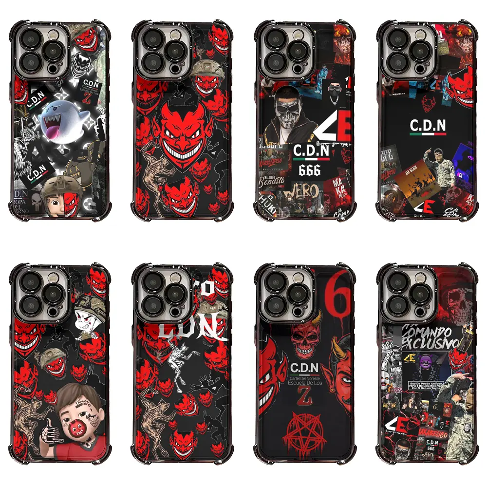 CDN Comando Exclusivo El Makabelico Red Devil Protective Phone Casing for iPhone 17 Air,16 Pro Max,15,14 Plus,13,12,11 - Protection Accessories, Ideal Gift for CDN Fans