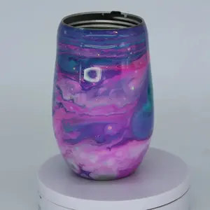 Item #34 14oz Custom Epoxy Sippy Cup with Handled Lid