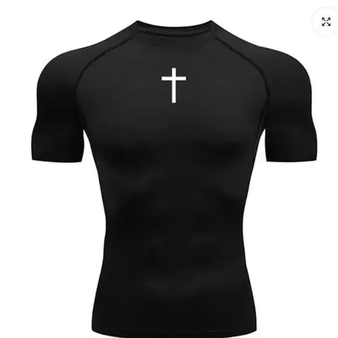 Men's & Women's Quick-Drying Short Sleeve High-Elastic Tight-Fitting Activewear Top - Tummy Control Swimwear, Workout Rash Guard, Gym Training, Full Coverage, Gift Option