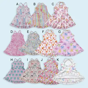 Girls summer active wear yoga dress quick dry dress