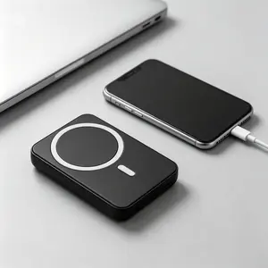 For iPhone 12-17 Light Pack Must-Have 5000mAh Magnetic Power Bank MagSafe Fast Charge Compact Wireless Charger for Smartphone