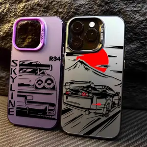 Sports Drift Racing JDM PC Phone Case For iPhone 17 Air 16,15,14,13,12,11,Pro,MAX