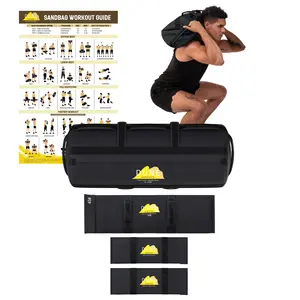 DUNE ATHLETICS - Sandbags for Working Out - Enhance Your Fitness with Our Workout Sandbag, Versatile & Durable Sand Bags for Weight Training | 15-75 lbs - Sandbags for Fitness Guide Included - Sand Bag for Exercise