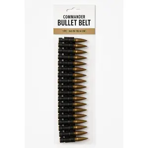 Commander Bullet Belt Costume Accessory