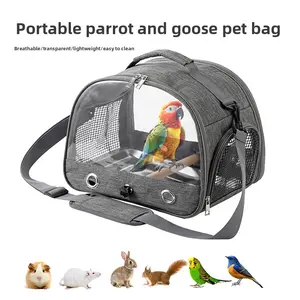 Waterproof & Foldable Outdoor Carrier Bag, portable travel cage for parrots, cockatiels, pigeons, hamsters and other small pets.