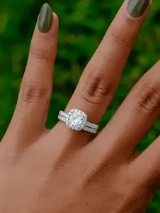 Sparkling Ring for Women Elegant Party Bridal Style Fashion Jewelry Gift