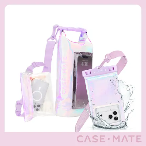 Bestsellers Trio Set - Touchscreen Floating Pouch, Beach Bag, Hands-Free Belt Bag Bundle with Soap Bubble Design for Beach Getaways, Outdoor Adventures to Keep Mobile Phone Gear Dry