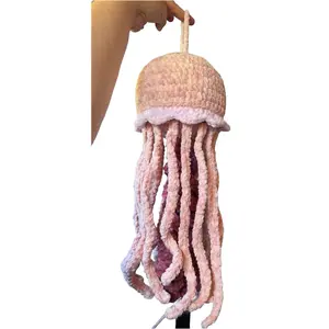 Jellyfish Plushie - Handmade Crochet Jellyfish Plush - Soft and Cuddly Ocean Creature