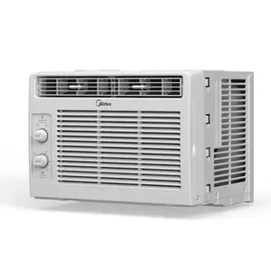 Midea 5,000 BTU Mechanical Window Air Conditioner, Covers up to 150 Sq ft, Easy Installation, MAW05M1WWT, White, New outdoorfun aire acondicionado portable