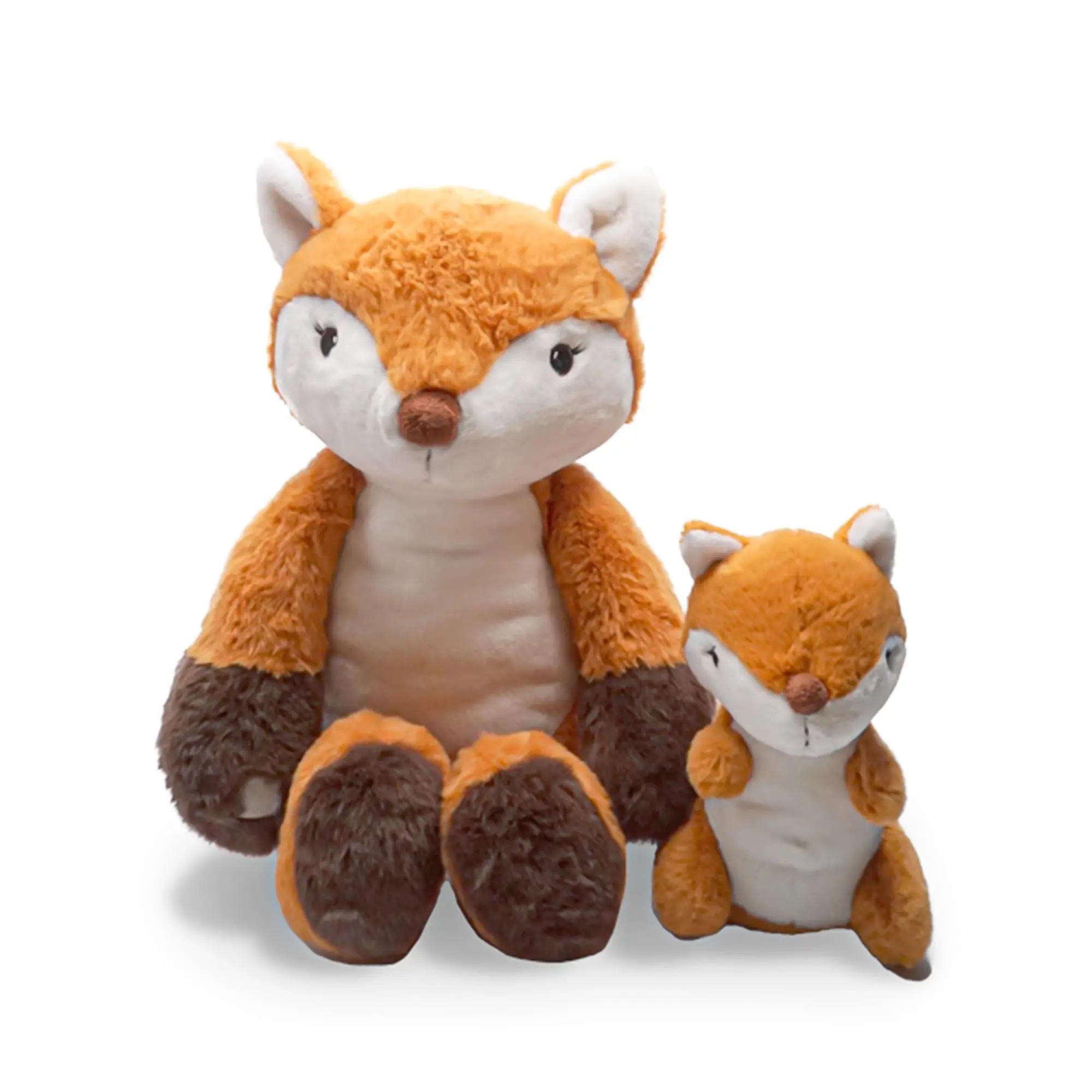 Snooze Monsters Interactive Bedtime Plush Set - Fox & Baby Funny Soft Huggable Stuffed Animal Gift, Baby Character Stuffed Animal, Funny Stuffed Animals, Baby Character Stuffed Toys
