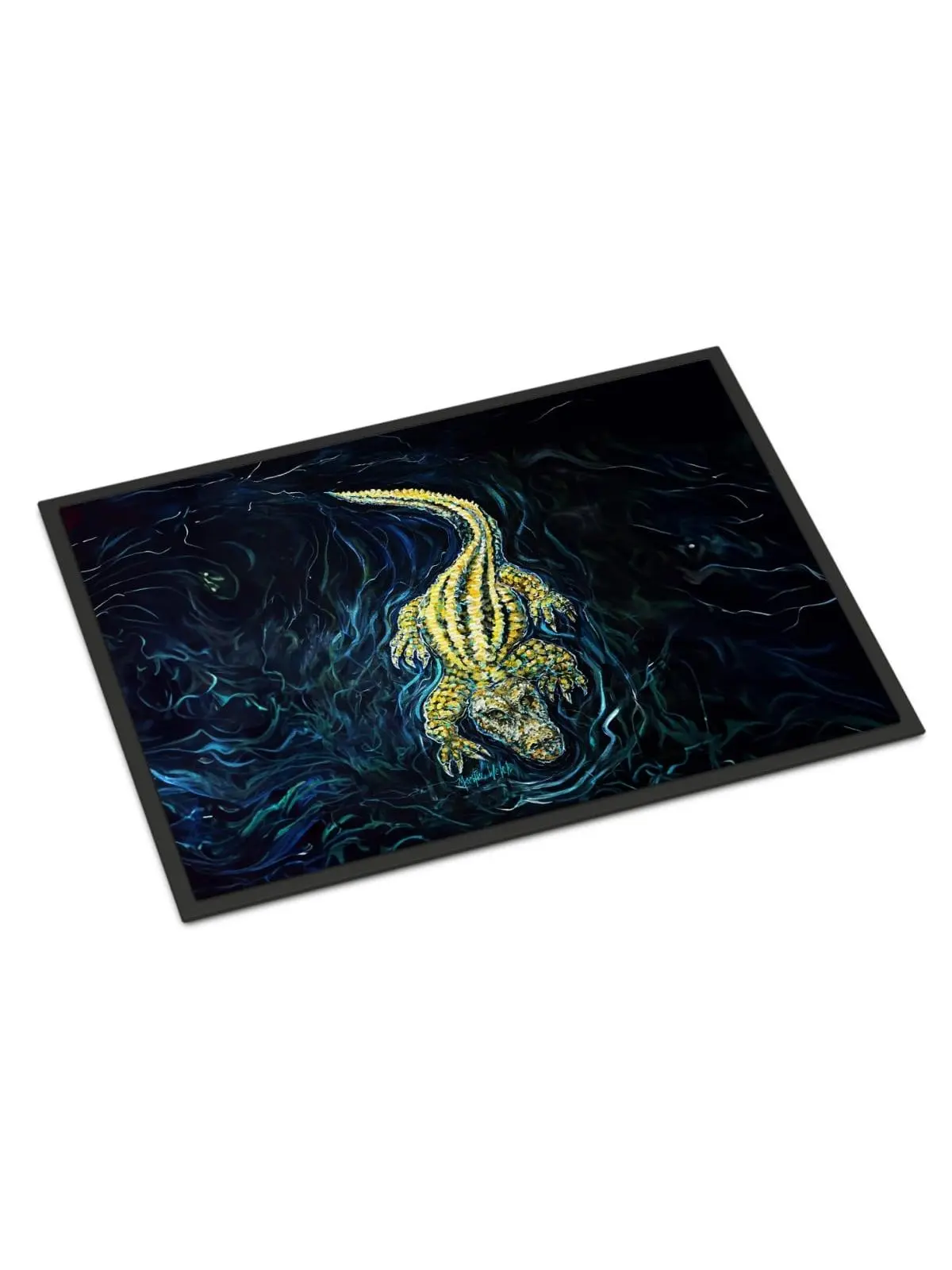 Carolines Treasures MW2068JMAT 24 x 36 in. Gator Down Alligator Doormat