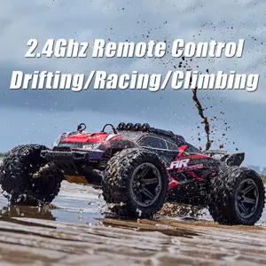 1:8 1:18 High Speed Remote Control Car ,4WD RC Driving Toy Cars for Boy, 40/45 km/h Off-Road RC Truck, Monster Truck Includes 2 Rechargeable Batteries, 11 12 13 Year Old Girls Boys Gifts RC Cars Adults