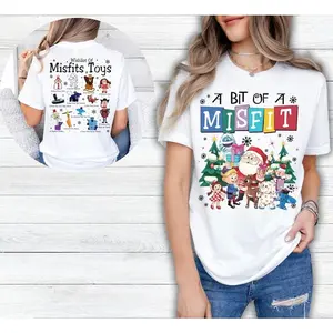 Delivered after Christmas-Unisex Misfit Toys Christmas Shirt - Rudolph Reindeer Graphic, Festive Nostalgic Tee
