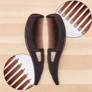 2-Pack Energy Hollow Design Hair Comb for Oily Hair, Dandruff Removing Comb, No Wash Hair Care Tool for Healthy Scalp, Hair Styling Brush