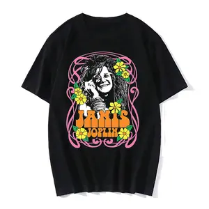 Janis Joplin Shirt-graphic tees