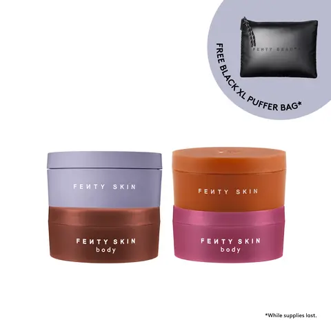 Fenty Skin Butta Up Bundle: Butta Drop Whipped Oil Body Cream or Butta Drop Hydrating Body Milk 4-piece Bundle