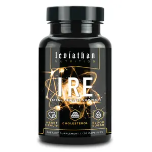 Leviathan Nutrition IRE Complete Health Support - Overall Health & AntiOxidant Support with Longvida Optimized Turmeric Curcumin, Grape Seed, Berberine, Arjuna, and Resveratrol