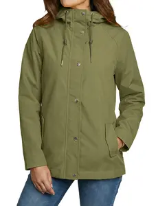 luvamia Rain Jacket Women Waterproof Lightweight Rain Coats Hiking Travel Windbreaker Raincoats with Adjustable Hood Womenswear