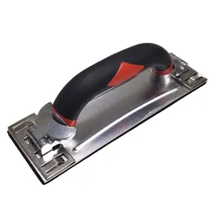 Warner 1035184 9.375 x 3.25 in. Die-Cast Aluminum Hand Sander - Black