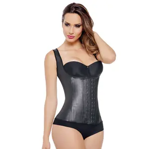 Waist Training Vest Latex Ann Michell Thick Straps 2027D Latex