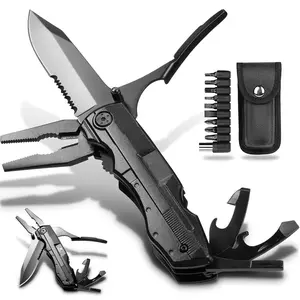 Multifunctional Knife Pliers, Outdoor Home Portable, Survival Folding Knife Plier, Screwdriver Hand Tool, EDC Multi Tools, Car Emergency Tool Set