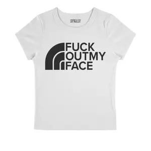 “FOMF” baby tee – viral women’s baby tee • trendy Y2K aesthetic crop top • edgy graphic fitted tee