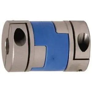 Lovejoy Flexible Oldham Coupling - Aluminum Hub with Polyacetal Insert, 3/16" Max Bore Diameter, 0.789" OD, 1.3" OAL, Needs 2 Same OD Hubs & 1 Insert for Completion, Part No. 68514458610