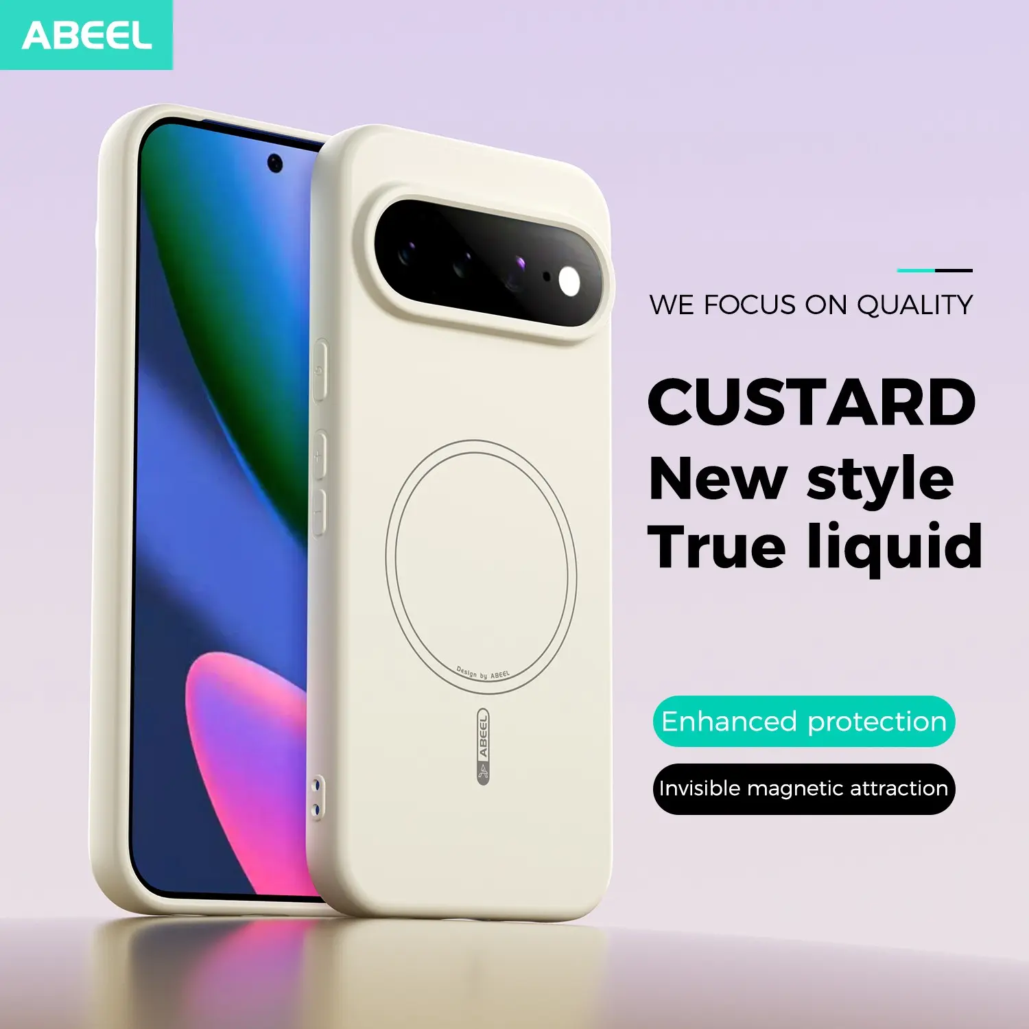 Google Pixel 11 Pro Case, Soft Pure Color Full Coverage, Macaron Series Magnetic Protection, Fashionable Durable Drop-Proof, Perfect Fit