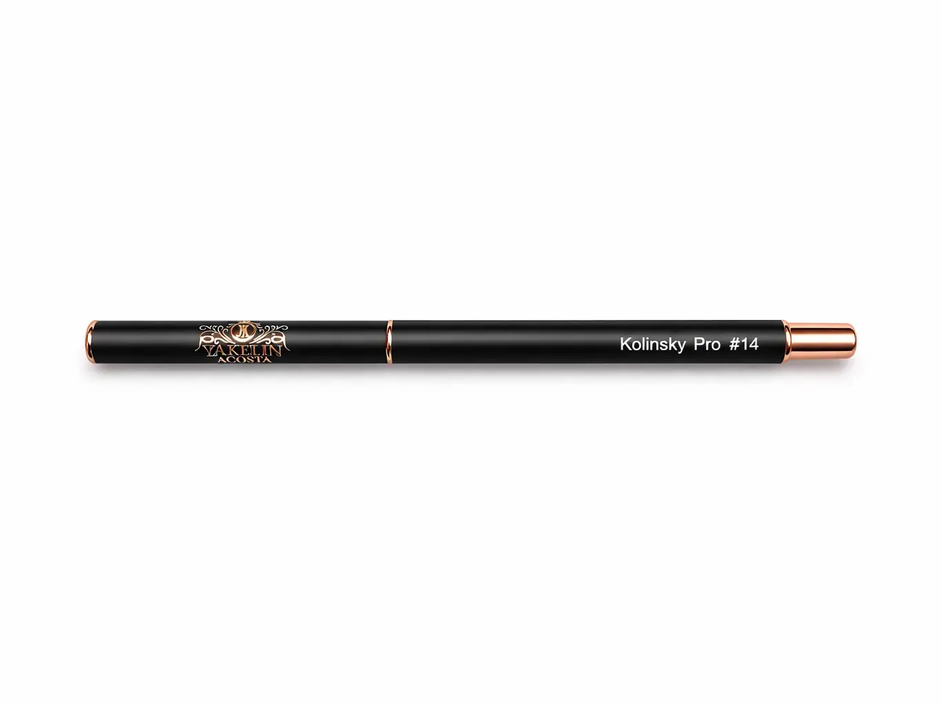 Yakelin Acosta Kolinsky Pro  Acrylic Nail Brush #14- Professional Nail Sculpting