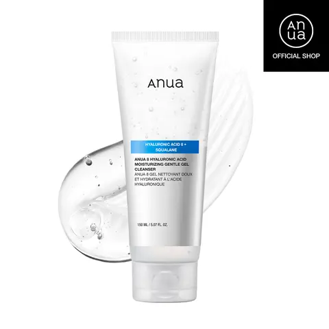 [Anua] Moisturizing Gentle Gel Cleanser | Facial Cleanser, pH Balance, Daily Hydrating, Face Wash, Korean Skincare (150ml/5.07fl oz.)