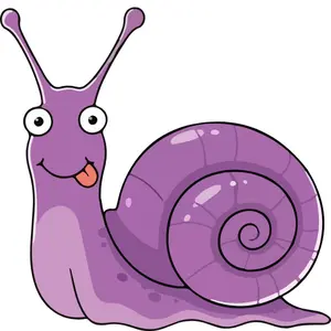Purple Snail Crochet