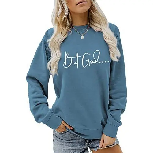 Women's Letter Print Crew Neck Sweatshirt, Comfortable Long Sleeve Pullover for Fall & Winter, Stylish Daily Wear Top Women's Letter Print Crew Neck Sweatshirt, Comfortable Long Sleeve Pullover for Fall & Winter, Stylish Daily Wear Top