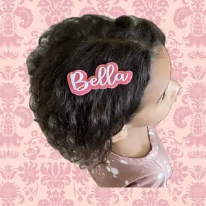 Custom Acrylic Name Hair clip