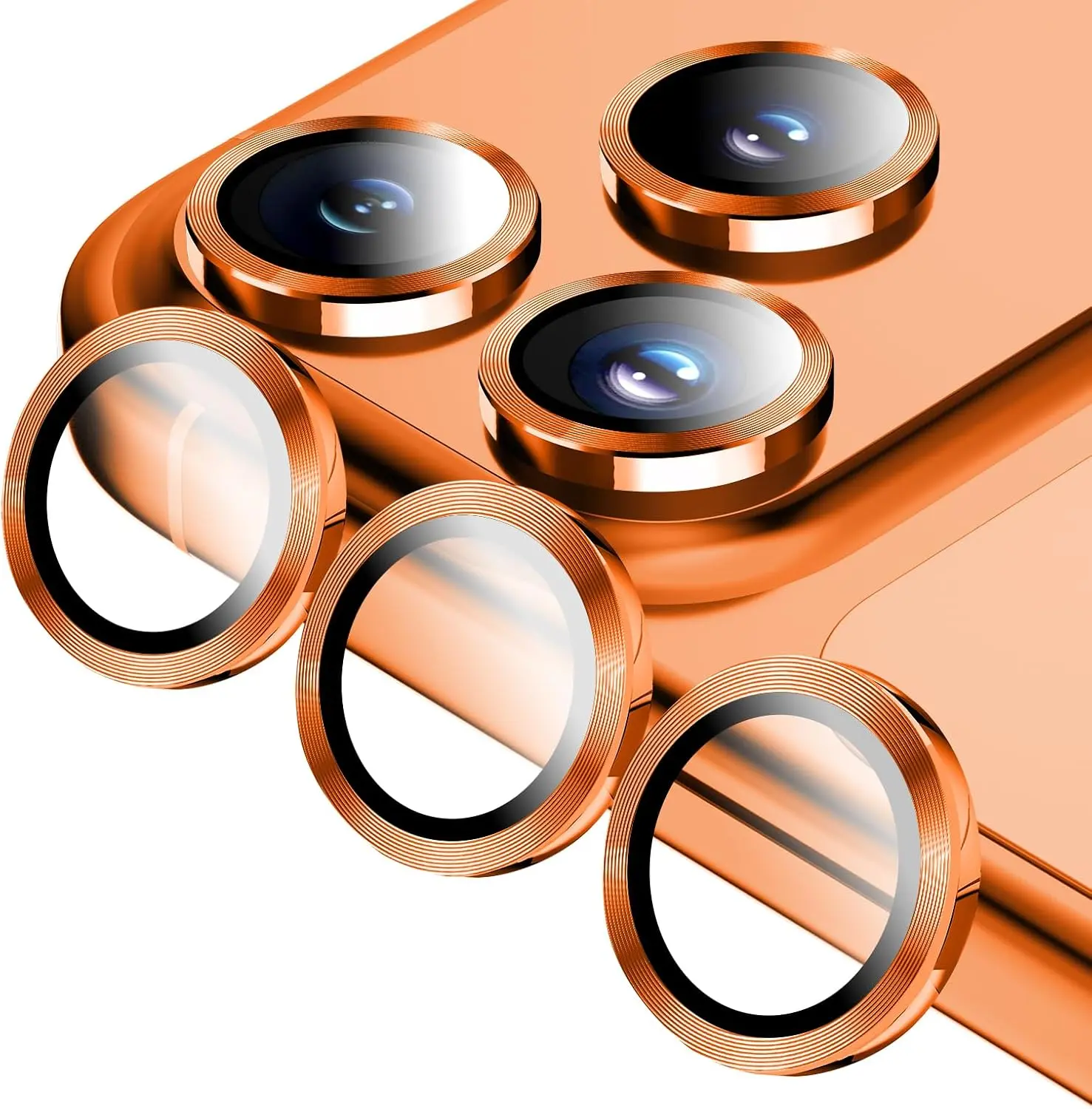 Camera Lens Protector for iPhone 17 Pro Max - Shatterproof, Shockproof Metal HD Tempered Glass Cover, Supports Original Shooting Mode, Guards Mobile & Zoom Lenses, Father's Day Gift Accessory, Accessories