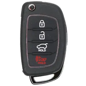 KEYS4LESS Replacement Keyless Entry Remote Flip Key Fob Compatible with 2016 2019 Tucson Fcc Tq8 Rke 4F25 Part Number 95430 D3010