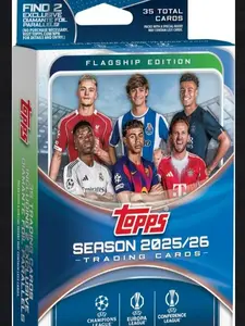 2025/26 Topps UEFA Club Competitions Soccer Hanger Box