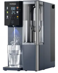 VonWater CT910H Reverse Osmosis Water Filter Countertop, 3S Instant Hot RO Water Filtration System, 7-Stage Water Purifier with Removable Pitcher, NSF/ANSI 372, Reduce TDS PFAS, No Installation
