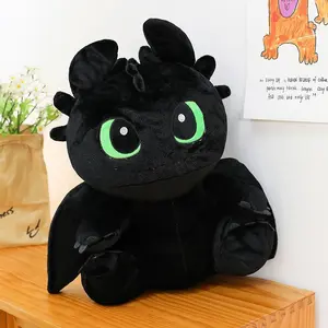 30/40cm How to Train Your Dragon Doll Toothless Stuffed Plush Toy Cartoon movie Soft Sofa Bed Pillow Cushion Kids Gift