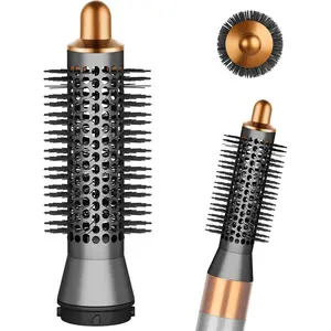Small Round Volumizng Brush Attachment for Dyson Airwrap HS01 HS05 HS08, 20MM Smaller Tiny Round Brush Volume Boost Short to Medium Length Hair, Bangs to Creates Defined Bouncy Curls