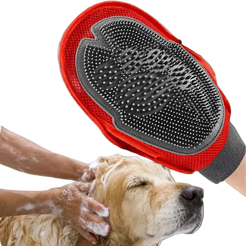 Pet Grooming Massage Brush with Electrostatic Hair Removal