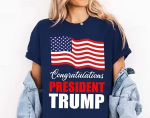 Congratulations President Trump Shirt, President 2024 Shirt, Trump Won Shirt, Republican Shirt, 47th President Shirt.