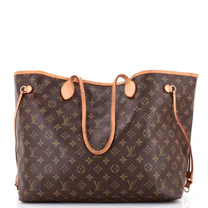 Pre-owned Louis Vuitton Canvas Coated Tote Bags REBAG Neverfull NM Tote Monogram Canvas GM by Rebag