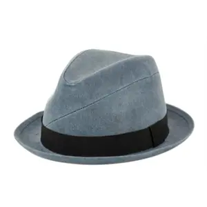 WASHED Denim Fedora