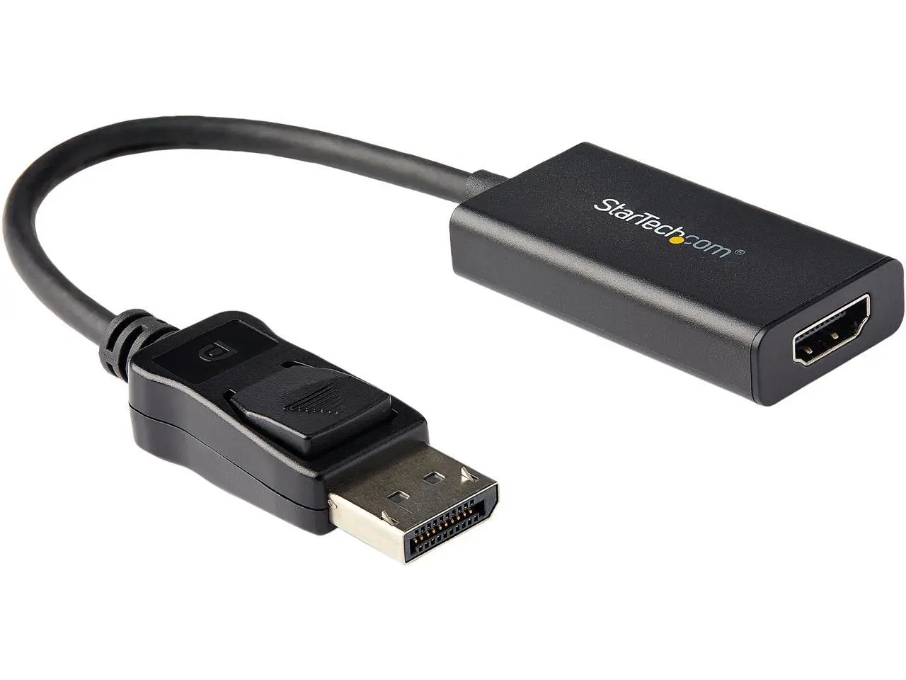 StarTech.com DP2HD4K60H DisplayPort to HDMI Adapter with HDR - 4K 60Hz - Black - DP to HDMI Converter