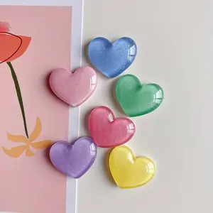 Home Decoration  Personalized Fridge Magnet For Kitchen Office Whiteboard Locker Cabinet And Dishwasher  Kitchen Decoration  Mother's Day Gifts Kitchen Accessories  Cartoon Fridge Magnets 6pcs Cute Cartoon Heart Fridge Magnets - Decorative Plastic