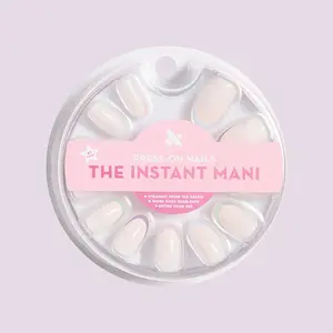 Pastel Rainbow French - Press-On | Medium | Oval