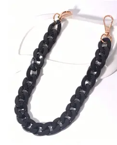 Acrylic Bag Chain - Black