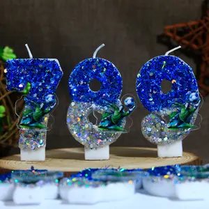 Creative Number Birthday Candles, Cake Decoration, Party Supplies, Anniversary Decorations, Wedding Favors, Unique Design