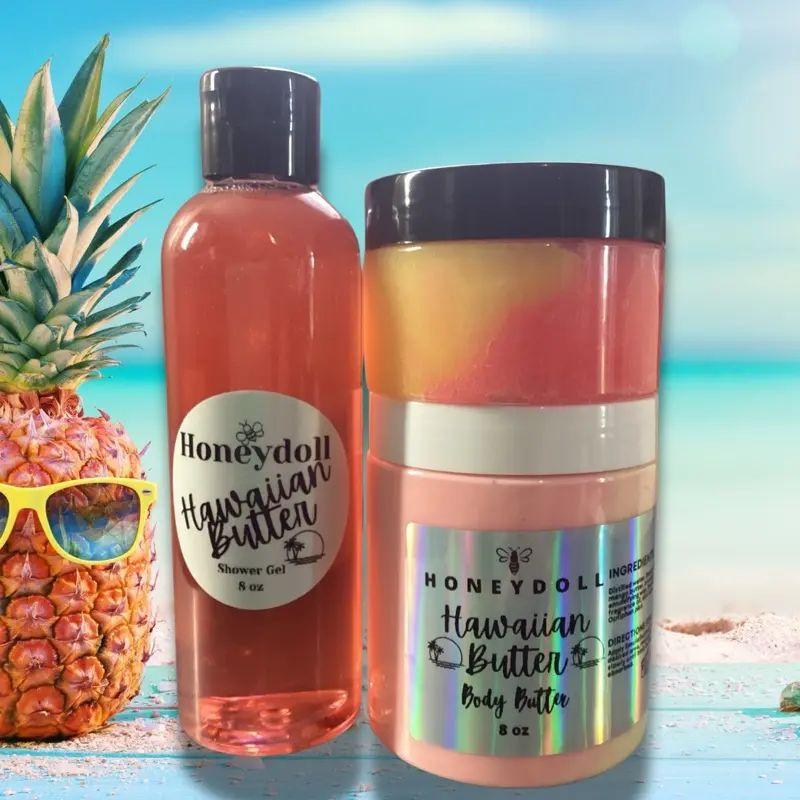 Honeydoll Body Butter Trio Set - body butter - sugar scrub - shower gel